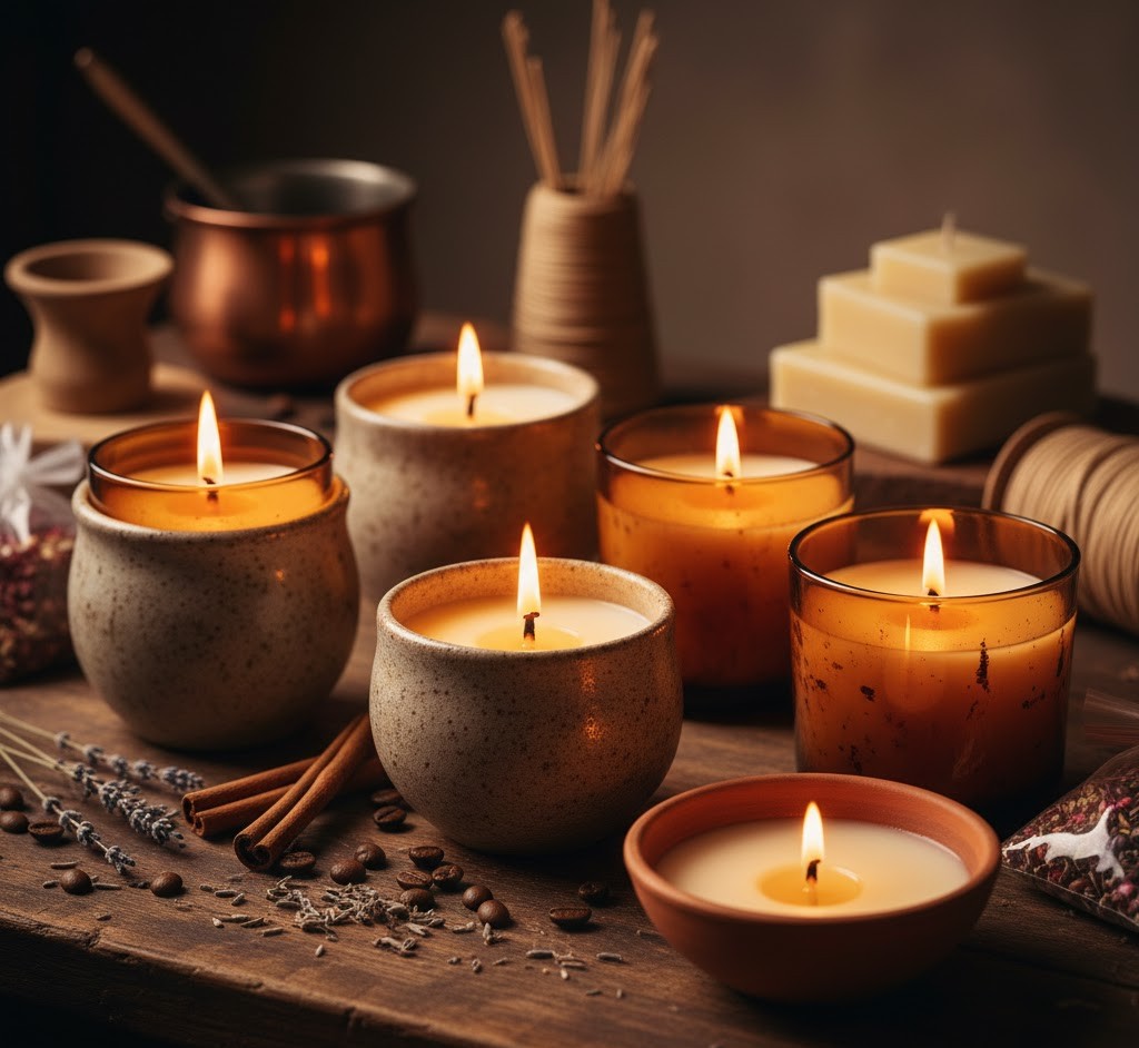 Custom candle design example