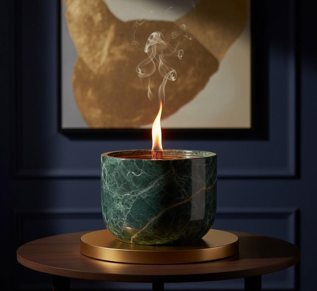 Custom candle design example