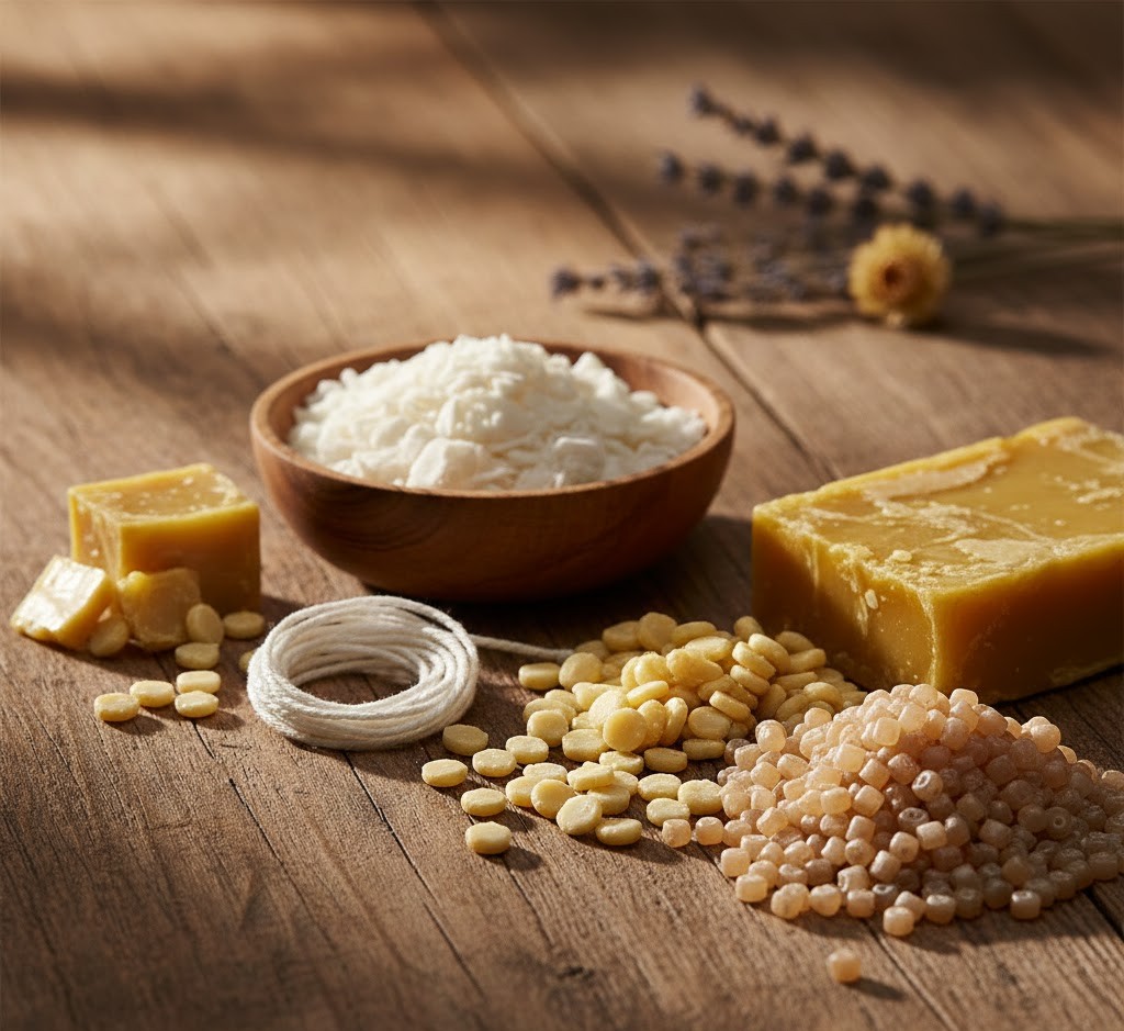 Candle wax materials